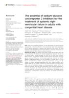 The potential of sodium-glucose cotransporter 2 inhibitors for the treatment of systemic right ventricular failure in adults with congenital heart disease