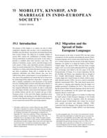 Mobility, kinship, and marriage in Indo-European society