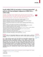 Fourth mRNA COVID-19 vaccination in immunocompromised patients with haematological malignancies (COBRA KAI)