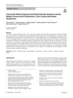 Community violence exposure and eating disorder symptoms among Belgian, Russian and US adolescents