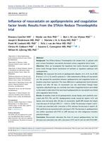 Influence of rosuvastatin on apolipoproteins and coagulation factor levels