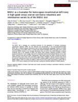 RAD51 as a biomarker for homologous recombination deficiency in high-grade serous ovarian carcinoma