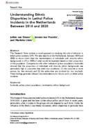 Understanding ethnic disparities in lethal police incidents in the Netherlands between 2016 and 2020