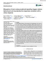 Disruption of tonic endocannabinoid signalling triggers cellular, behavioural and neuroendocrine responses consistent with a stress response