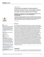 a-Synuclein and lipids in erythrocytes of Gaucher disease carriers and patients before and after enzyme replacement therapy