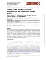 Cluster extent inference revisited