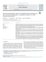 Short-term transcutaneous vagus nerve stimulation increases pupil size but does not affect EEG alpha power