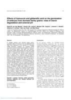 Effects of fusicoccin and gibberellic acid on the germination of embryos from dormant barley grains