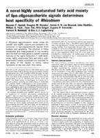 A novel highly unsaturated fatty acid moiety of lipo-oligosaccharide signals determines host specificity of Rhizobium