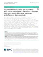 Primary SARS-CoV-2 infection in patients with immune-mediated inflammatory diseases