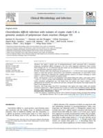 Clostridioides difficile infection with isolates of cryptic clade C-II