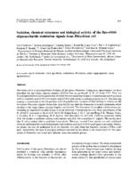 Isolation, chemical structures and biological activity of the lipo-chitin oligosaccharide nodulation signals from Rhizobium etli