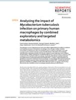 Analyzing the impact of Mycobacterium tuberculosis infection on primary human macrophages by combined exploratory and targeted metabolomics