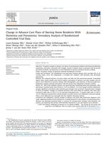 Change in advance care plans of nursing home residents with dementia and pneumonia