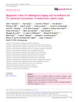 Diagnostic value of radiological staging and surveillance for T1 colorectal carcinomas