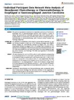 Individual participant data network meta-analysis of neoadjuvant chemotherapy or chemoradiotherapy in esophageal or gastroesophageal junction carcinoma