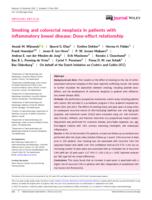Smoking and colorectal neoplasia in patients with inflammatory bowel disease