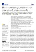 89Zr-trastuzumab PET/CT imaging of HER2-positive breast cancer for predicting pathological complete response after neoadjuvant systemic therapy