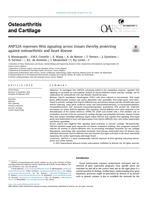 ANP32A represses Wnt signaling across tissues thereby protecting against osteoarthritis and heart disease