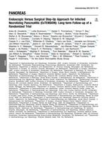 Endoscopic versus surgical step-up approach for infected necrotizing pancreatitis (ExTENSION)