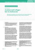 Asylum and refugee law in Indonesia