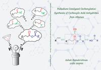 Palladium-catalyzed carbonylative synthesis of carboxylic acid anhydrides from Alkenes
