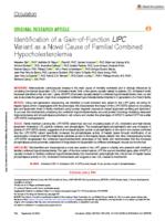 Identification of a gain-of-function LIPC variant as a novel cause of familial combined hypocholesterolemia