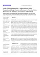 Lower risk of recurrence with a higher induction dose of mesalazine and longer duration of treatment in ulcerative colitis