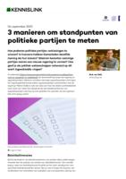 3 manieren om standpunten van politieke partijen te meten