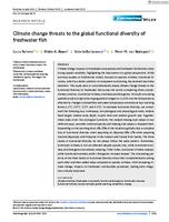Climate change threats to the global functional diversity of freshwater fish