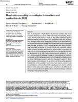 Blood microsampling technologies