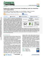 Biodiversity impact assessment considering land use intensities and fragmentation
