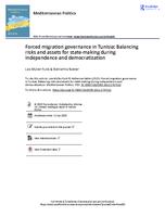 Forced migration governance in Tunisia