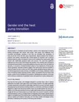 Gender and the heat pump transition