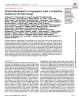 Global beta-diversity of angiosperm trees is shaped by Quaternary climate change