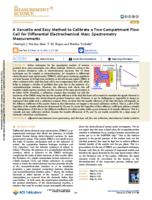 A versatile and easy method to calibrate a two-compartment flow cell for differential electrochemical mass spectrometry measurements