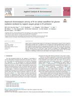 Improved electrocatalytic activity of Pt on carbon nanofibers for glucose oxidation mediated by support oxygen groups in Pt perimeter