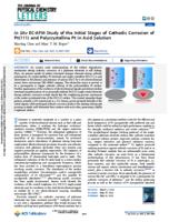 In situ EC-AFM study of the initial stages of cathodic corrosion of Pt(111) and polycrystalline Pt in aid solution