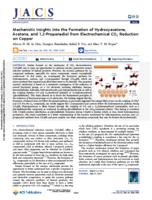 Mechanistic Insights into the formation of hydroxyacetone, acetone, and 1,2-Propanediol from electrochemical CO2 reduction on copper