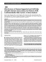 Effectiveness of human-supported and self-help eHealth lifestyle interventions for patients with cardiometabolic risk factors