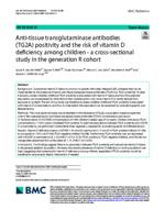 Anti-tissue transglutaminase antibodies (TG2A) positivity and the risk of vitamin D deficiency among children-a cross-sectional study in the generation R cohort
