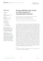 Airway epithelial cells mount an early response to mycobacterial infection