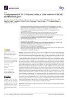 Apolipoprotein-CIII O-glycosylation, a link between GALNT2 and plasma lipids