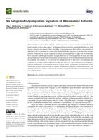 An integrated glycosylation signature of rheumatoid arthritis