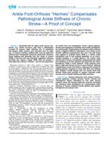 Ankle-Foot-Orthosis "Hermes" compensates pathological ankle stiffness of chronic stroke