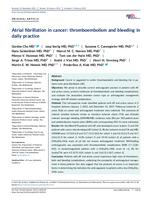 Atrial fibrillation in cancer: thromboembolism and bleeding in daily practice