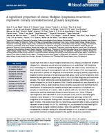 A significant proportion of classic Hodgkin lymphoma recurrences represents clonally unrelated second primary lymphoma