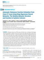 Automatic pulmonary function estimation from chest CT scans using deep regression neural networks