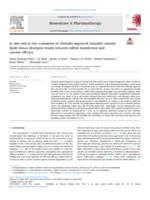 In vitro and in vivo evaluation of clinically-approved ionizable cationic lipids shows divergent results between mRNA transfection and vaccine efficacy