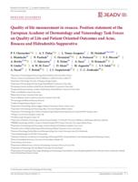 Quality of life measurement in rosacea
